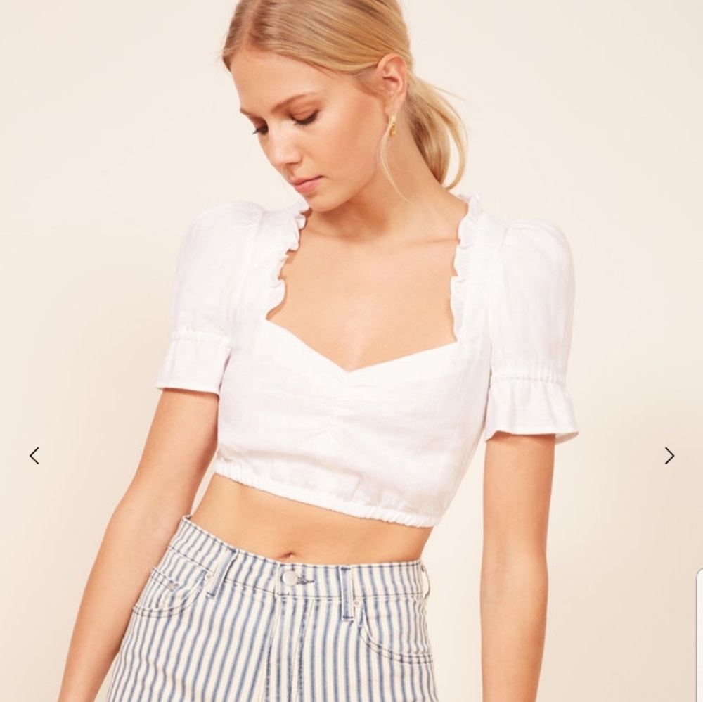 NWT Reformation Cortessa Top